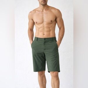 Lululemon ABC Shorts Olive Green Men’s Size 36 Casual Athletic Everyday Shorts